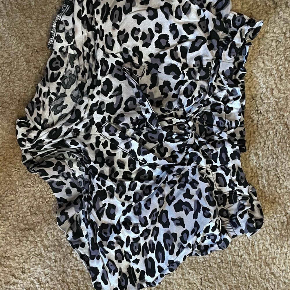 Women’s medium cheetah shorts